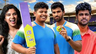 Playing Cricket with Washington Sundar 🔥 | Soundariya | Sri ram - Irfan’s View