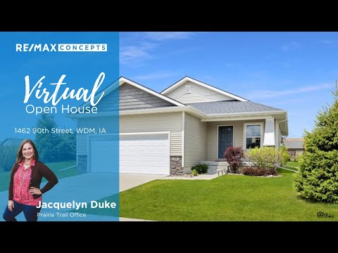 1462 90th Street, West Des Moines, IA home video tour