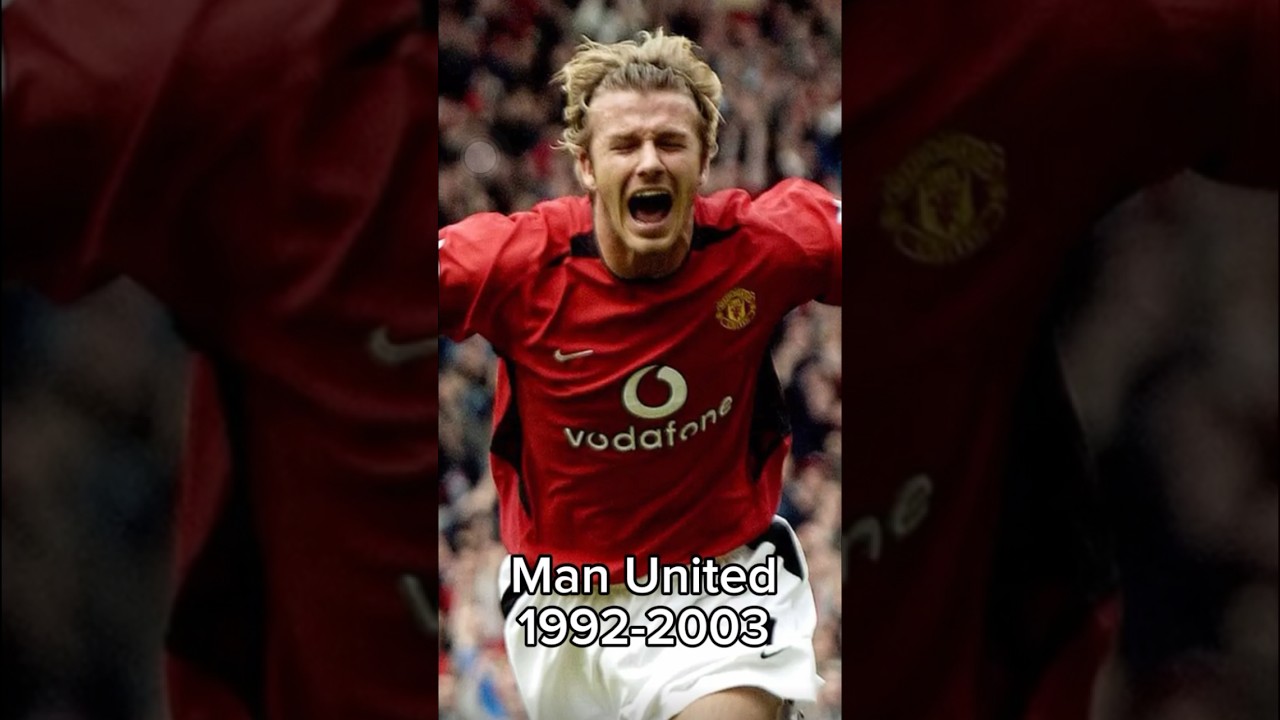 David Beckham Career Evolution 