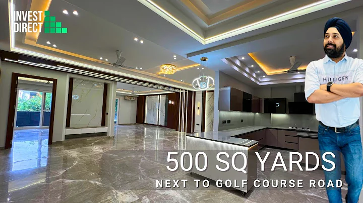 500 Sq Yds 4BHK  Ultra Luxurious Builder Floor Next To Golf Course Road