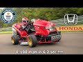 สถิติโลกใหม่!! รถตัดหญ้า บ้าพลัง !!แรงและเร็วที่สุดในโลก  Honda's Mean Mower V2