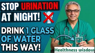 Senior: DRINK WATER THIS WAY — Stop Urinating at Night | Healthness wisdom