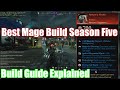 Natures wrath chest piece mage build guide for new world season five explained with offhand