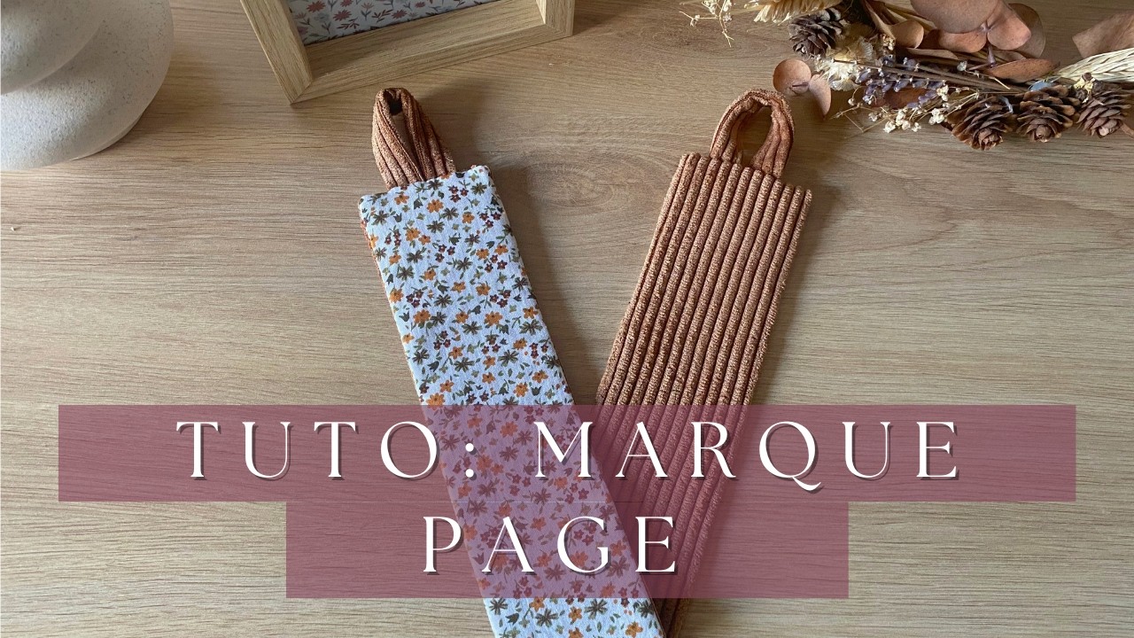TUTO RAPIDE : Marque page