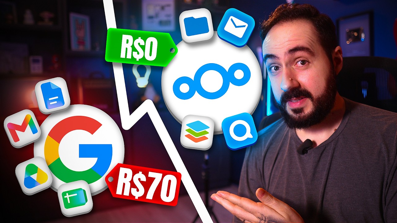 Tentei substituir o Google com open source, de verdade.