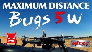 MAXIMUM DISTANCE MJX Bugs 5W B5W GPS WiFi FPV RC Drone