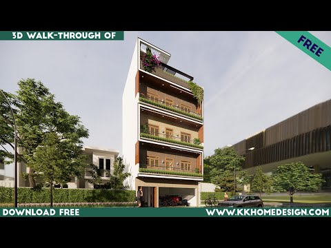Rent Purpose House Design Ground Floor Parking 2BHK 25x24 Feet Plan#107