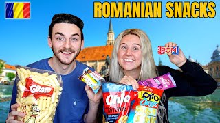 Americans Try Romanian Snacks! (Cluj-Napoca, Transylvania)