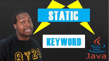 "Static" Keyword in Java  | Coding With Tre