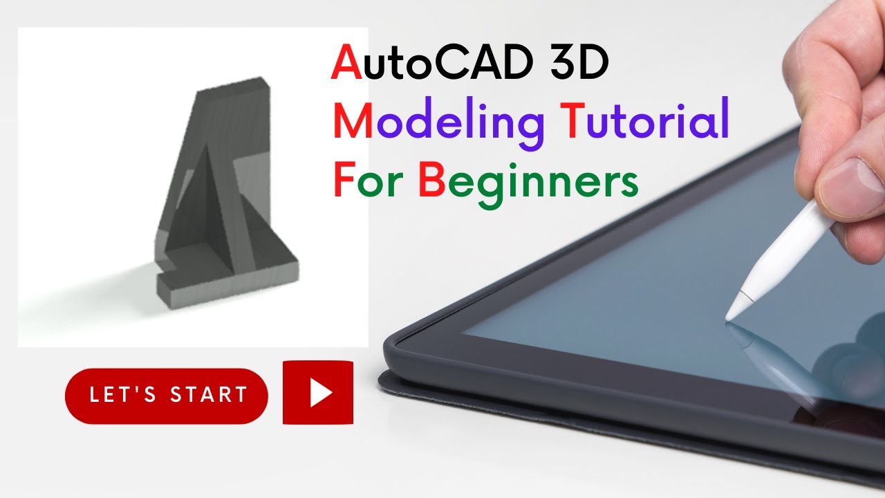Tutorial 3D Modeling untuk pemula | Belajar Autocad 5 menit langsung ...