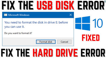 Fix You Need To Format The Disk In Drive Before You Can Use It | How To Repair USB Pendrive | Repair