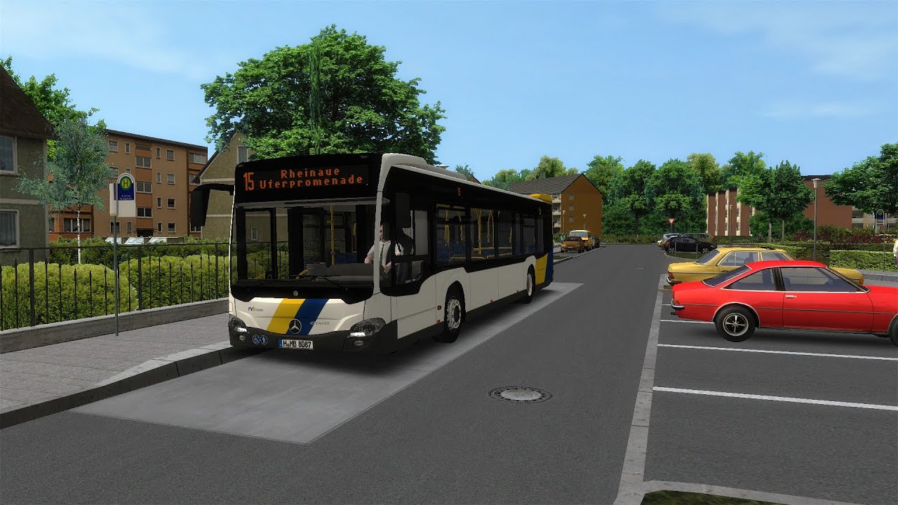 Omsi 2 Rheinhausen Linie 15 Richtung Rheinaue Uferpromenade