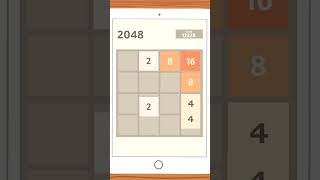 How to Beat 2048 #shorts screenshot 3