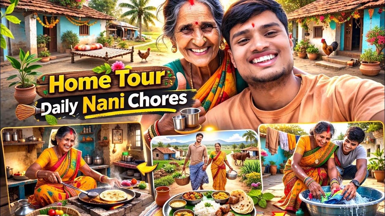 A Day With My Nani ❤️ | Home Tour & Daily Village Life ||