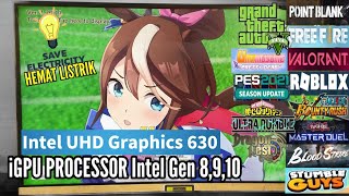 GAMING SANT AI TANPA VGA...! PC GAMING CORE i3 8100 INTEL UHD GRAPHIC 630 UNTUK GAME RINGAN