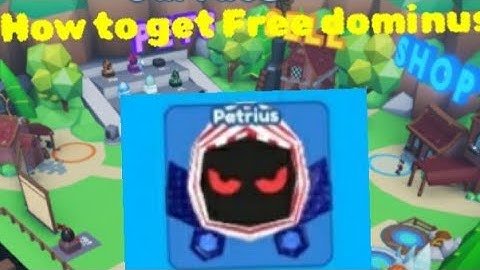 How to get Free dominus In Roblox ( Mining Simulator 2)
