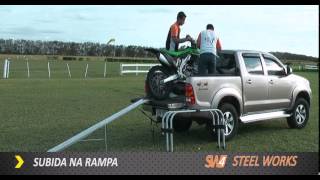 3 - Operação de Subida e fixação da Moto com a Rampa SW4