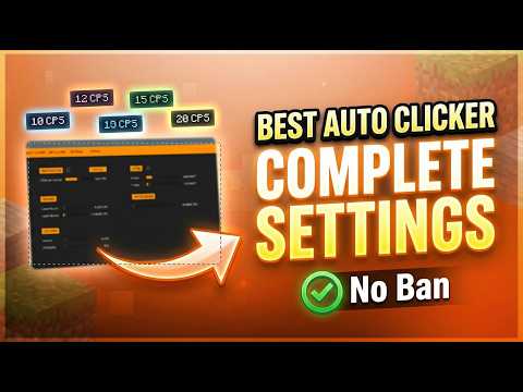 Best AntiBan Auto Clicker for Minecraft (2026) | Safe Settings No Ban