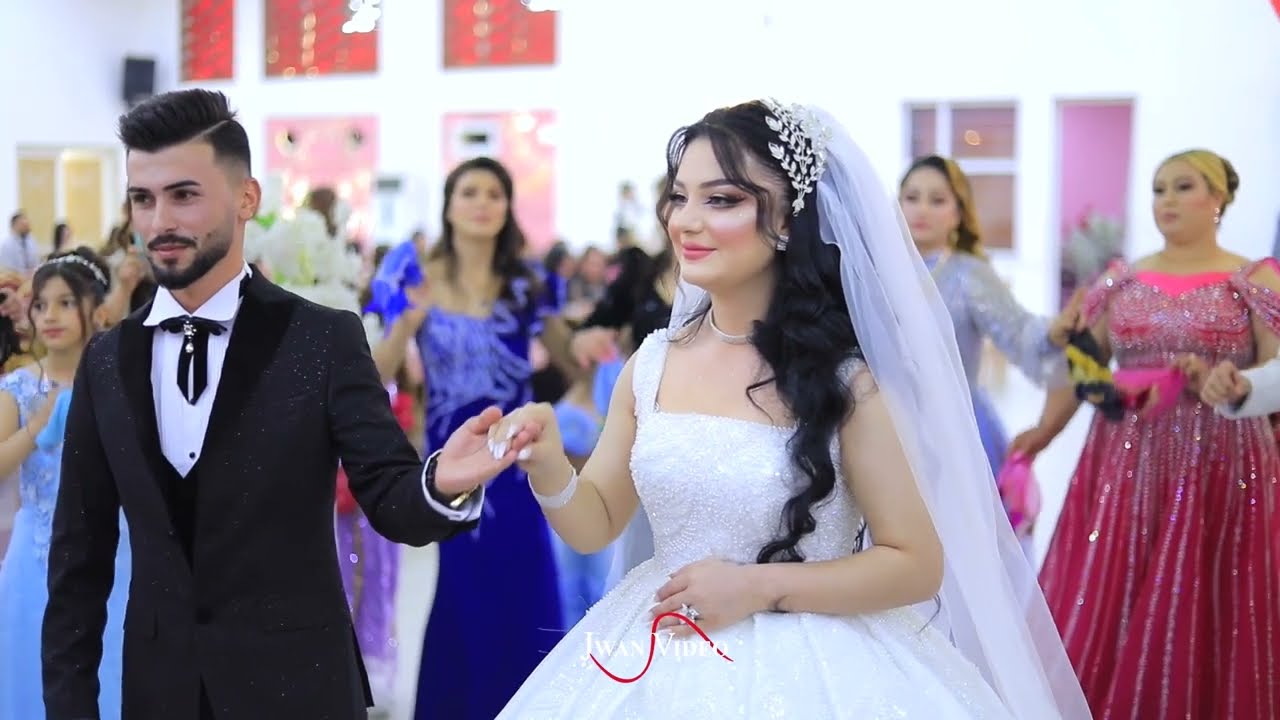 الفنان نيشان بعدري و خالد مزيري ، جلال شنكالي  حفلة زفاف ياسر و نجلاء جزء 1 تصوير جوان فيديو