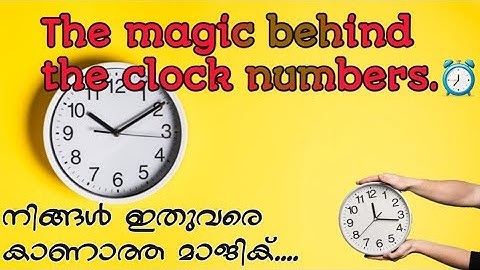 #amazingmagic  The magic behind the clock numbers.... amazing