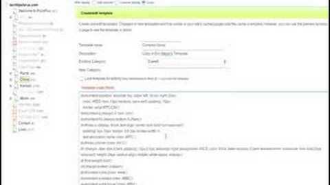 Creating a Template for the MODx Content Management System
