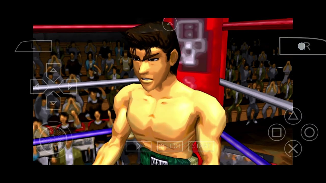 Genji Kamogawa vs Kazuki Sanada en Hajime no ippo psp (última ronda de los octavos de final) 