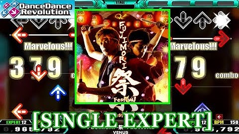 【DDR 2014】  FUJIMORI-祭-FESTIVAL [SINGLE EXPERT] 譜面確認+Clap