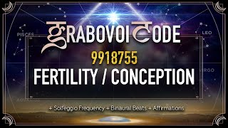 Grabovoi Numbers for FERTILITY / CONCEPTION | Grabovoi Sleep Meditation with GRABOVOI Codes