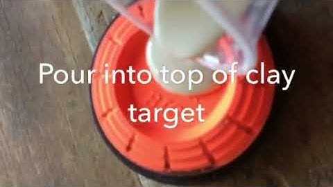 How to make smoking clay targets