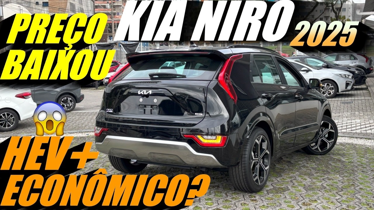 KIA NIRO 2025 BAIXOU O PREÇO! Hibrido mais econômico do Brasil! Todos detalhes, valor Revisões!