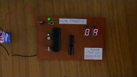 Microcontroller Based Stopwatch