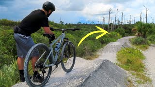 This MTB Jump Line is Amazing | JD State Park | Florida Mountain Biking