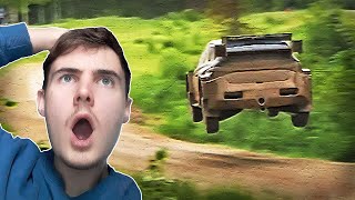 THIS ONE WAS SCARY!! This is Rally 18 | The best scenes of Rallying | REACTION