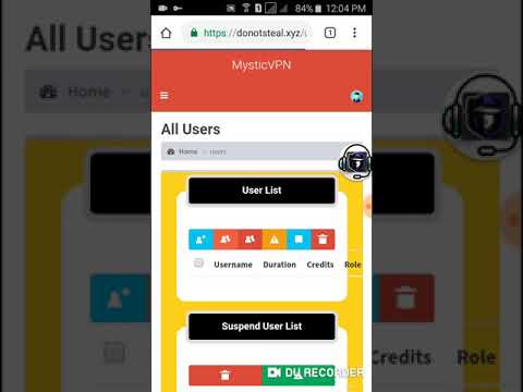 Video Tutorial How to Login & How to Creat Account to MysticVPN Web Panel. ?