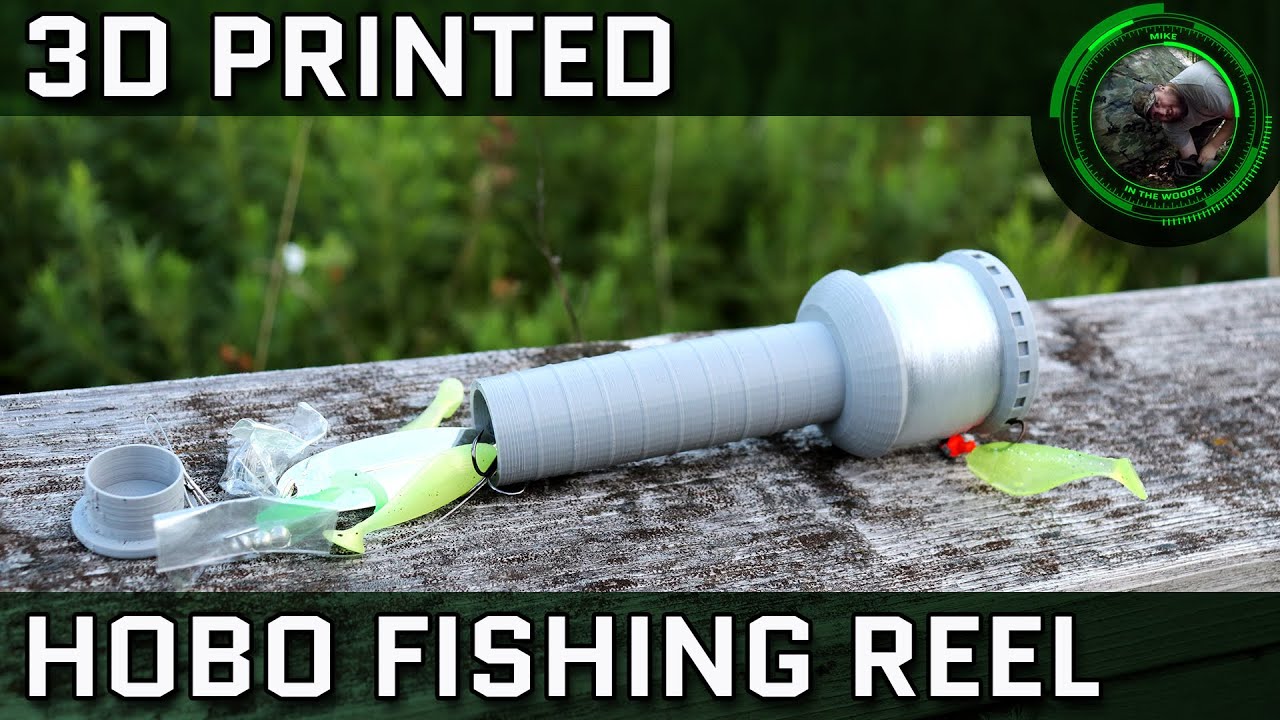 3D Printed Ultralight Hobo Fishing Reel! 