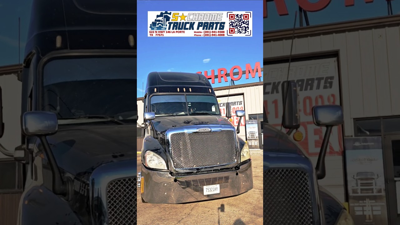 One Piece Bumper for Cascadia P3 & beautiful Mesh Grille 