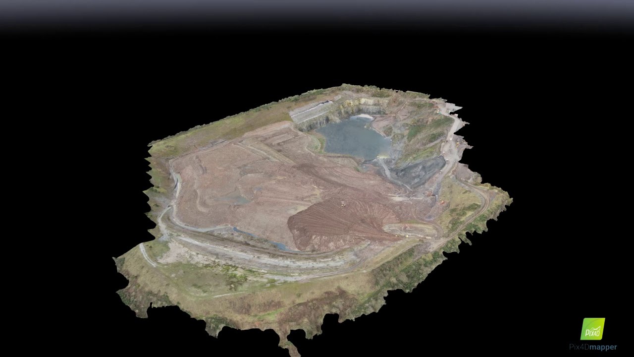 Quarry data example of UAV generated survey