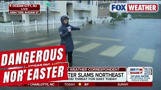 Noreaster Moves Closer To New Jersey For Direct Hit Today, As The Northeast Will See Major Flooding