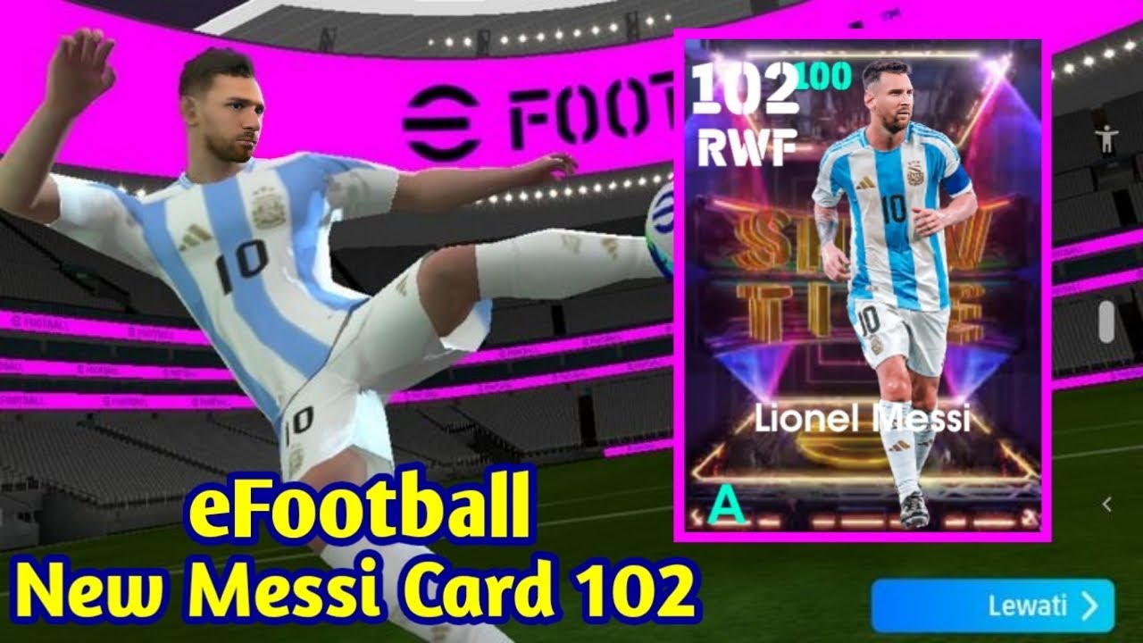 Messi's New 102 Card is INSANE #efootball #football #fyp #viralvideo # ...