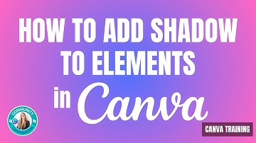 How to add shadow to elements in Canva #canva #createoncanva #canvassador