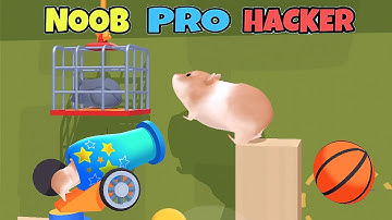 NOOB vs PRO vs HACKER in Hamster Maze  ( Part 1 )