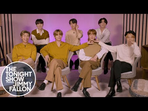 Bts Shares Details About Their New Album Be | The Tonight Show