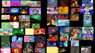 64 cartoon intros played at once