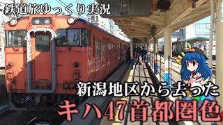 【鉄道旅ゆっくり実況】Part9 新潟地区から消えたキハ47首都圏色に乗車