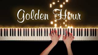 JVKE - golden hour | Piano Cover with Strings (with PIANO SHEET) видео