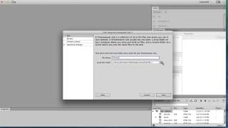 opening site root in DREAMWEAVER CC