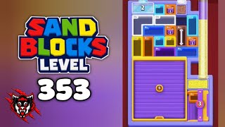 Sand Blocks Drop Puzzle Level 353 Game Walkthrough