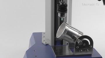 Hypodermic needle performance on simulated skin.  Mecmesin Force & Torque Measurement Systems