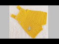 BABY ROMPER TEJIDO A CROCHET O GANCHILLO - PASO A PASO - VARIAS TALLAS