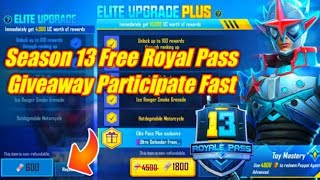 free Royal pass giveaway (600 UC)Free free (dynamo)